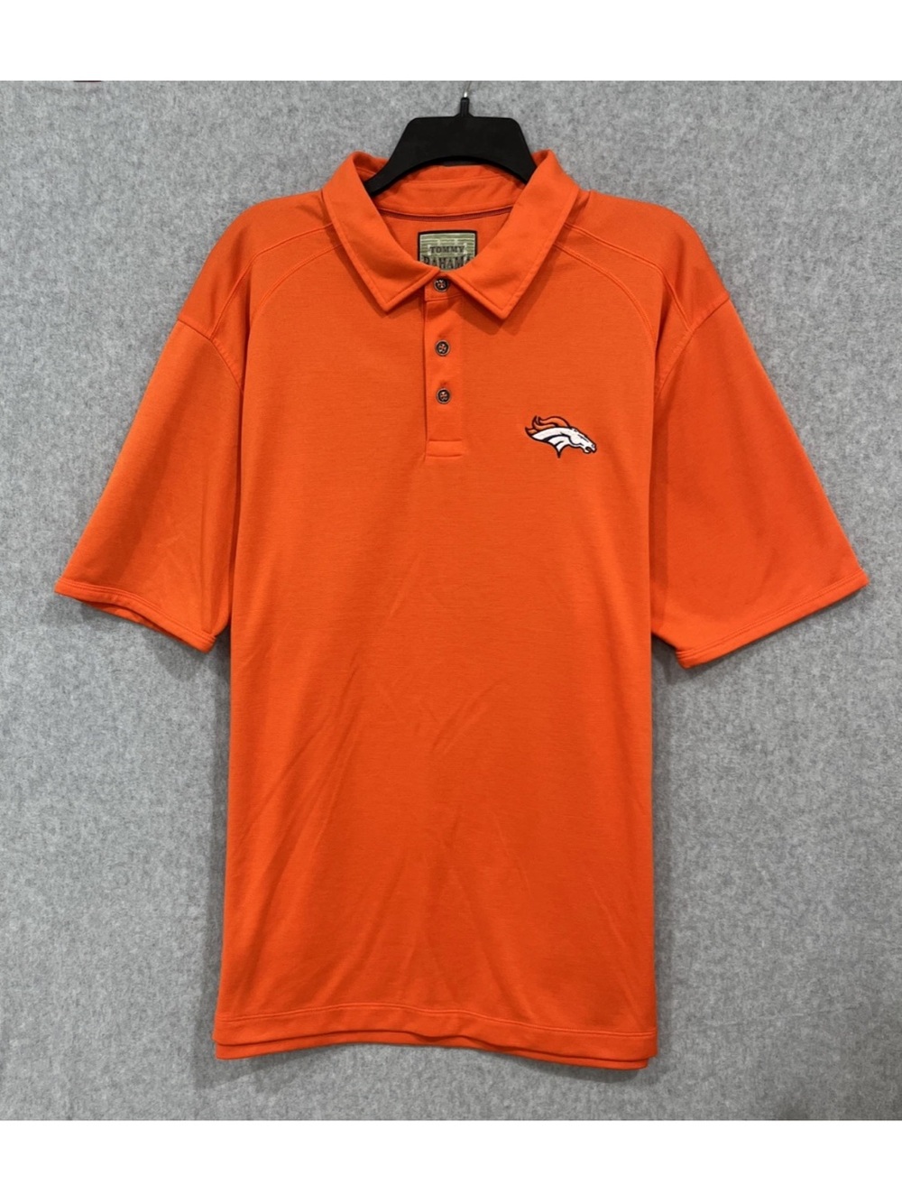NFL Denver Broncos Tommy Bahama Orange Polo Shirt Men's XXL Gameday Football